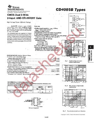 CD4085BPW datasheet  